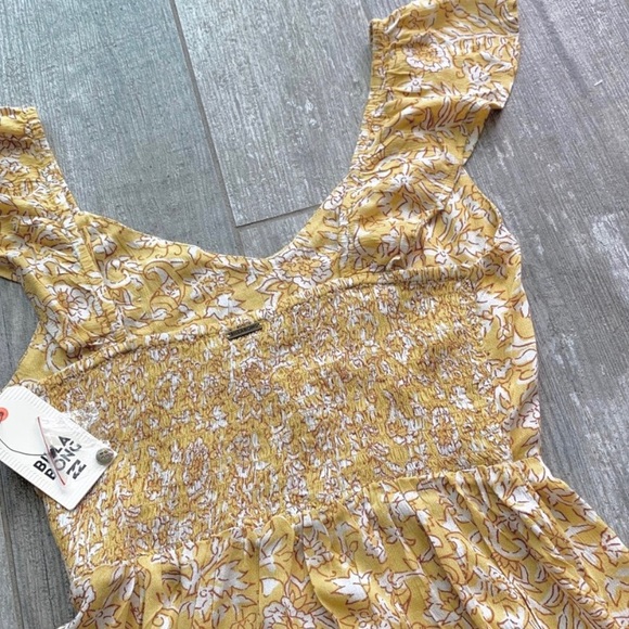 Billabong Yellow Floral Dress - Picture 8 of 9